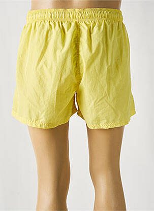 Short de bain effet matière satinée jaune LONGBOARD homme
