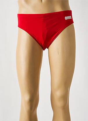 Slip de bain sérigraphie rouge ARENA homme
