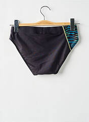 Slip de bain noir LONGBOARD pour homme seconde vue