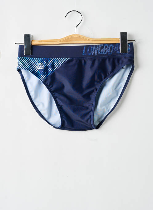 Slip de bain sérigraphie bleu LONGBOARD homme
