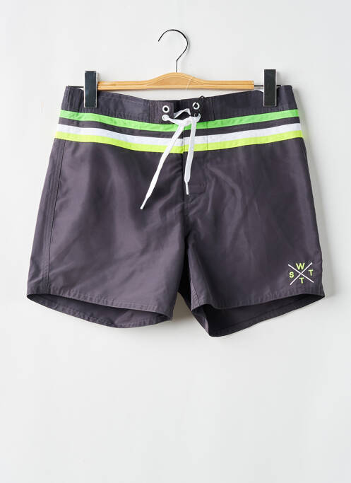 Short de bain gris WATTS pour homme