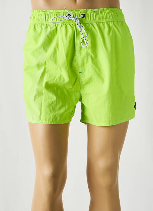 Short de bain vert LONGBOARD pour homme