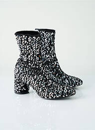 Bottines/boots tissage satiné talon de 4 à 6cm noir & OTHER STORIES femme