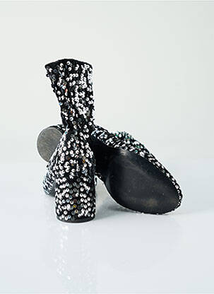 Bottines/boots tissage satiné talon de 4 à 6cm noir & OTHER STORIES femme