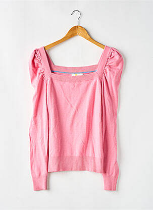 Pull resserrée sur le bas manches longues rose BODEN femme