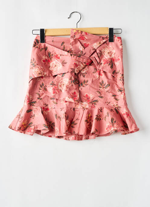 Jupe courte taille haute rose LOVERS + FRIENDS femme