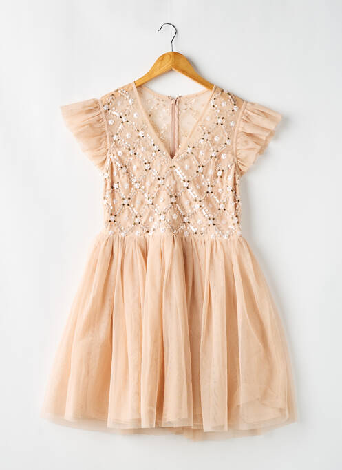 Robe courte beige ASOS pour femme