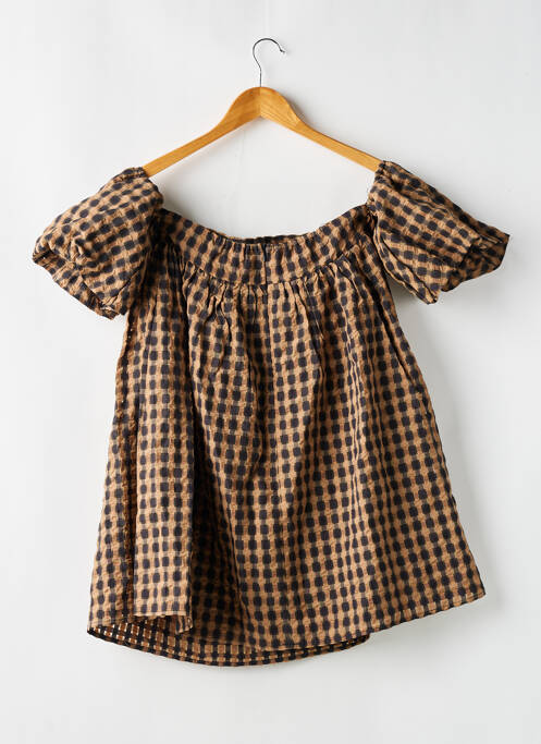 Robe courte marron NASTY GAL pour femme