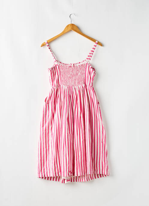 Robe mi-longue rose BODEN pour fille