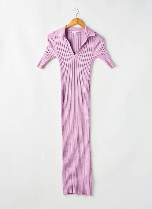 Robe pull violet MONKI pour femme