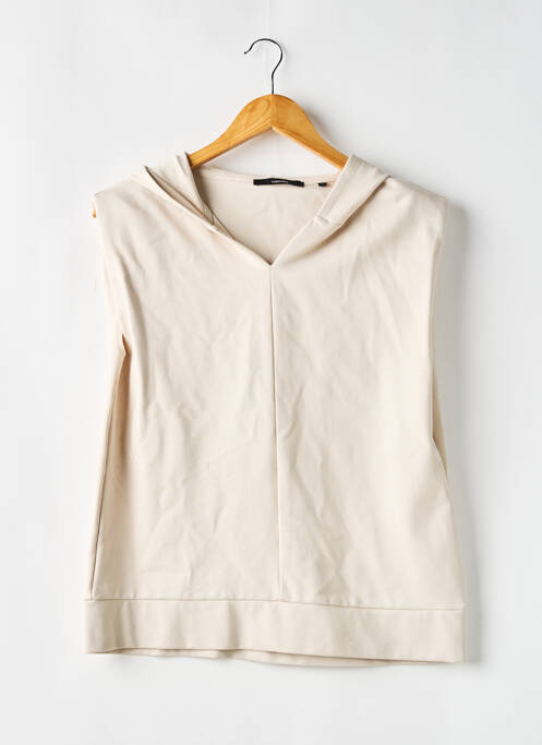 Sweat-shirt à capuche beige SOMEDAY pour femme