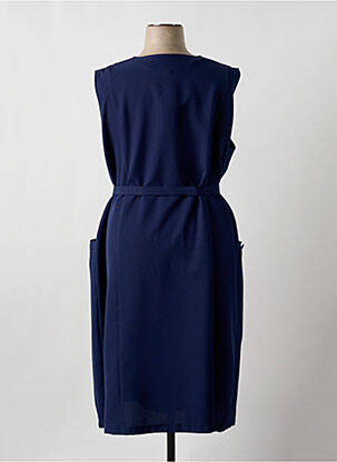 Robe mi-longue sans manche sans manche bleu VALMODE femme