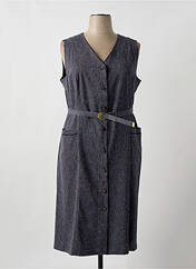 Robe mi-longue gris VALMODE pour femme seconde vue