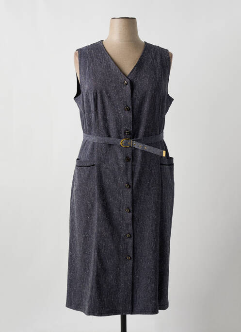 Robe mi-longue gris VALMODE pour femme