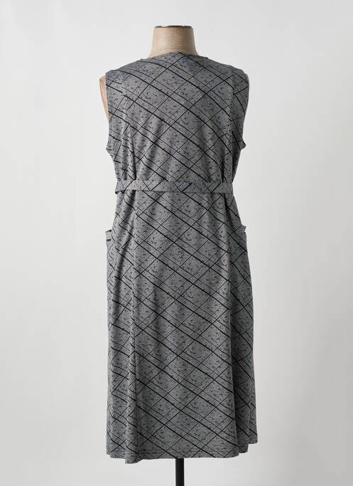 Robe mi-longue gris VALMODE pour femme