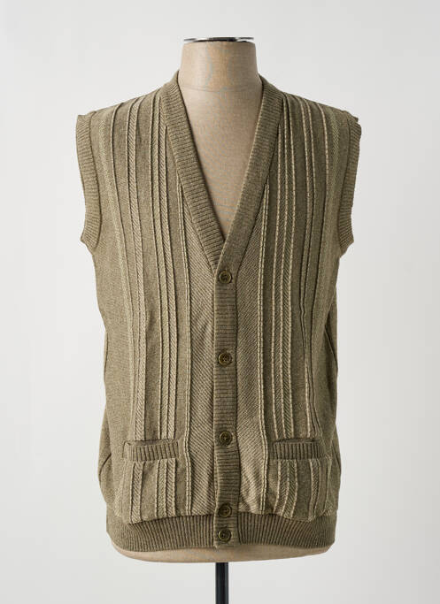 Gilet sans manche vert PAUL RHODAMEL pour homme