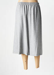 Jupe mi-longue gris GEVANA pour femme seconde vue