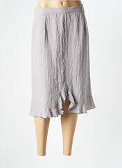 Jupe mi-longue gris TELMAIL pour femme seconde vue