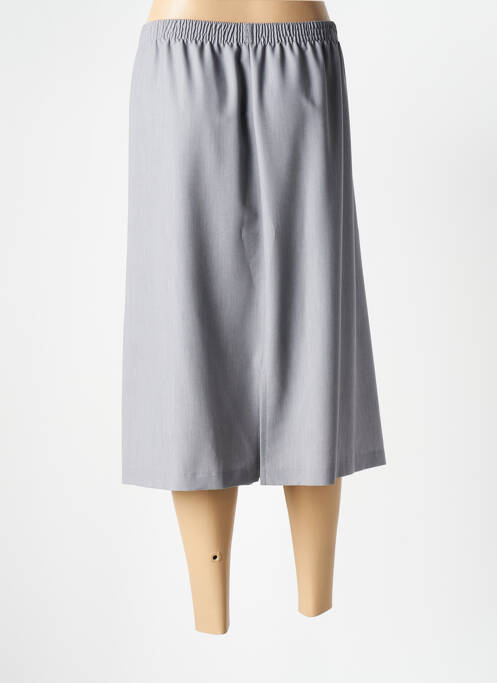 Jupe mi-longue coupe droite gris GRIFFON femme