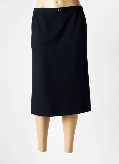 Jupe mi-longue bleu fonce BRANDTEX pour femme