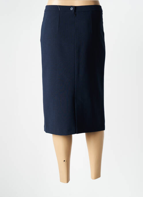 Jupe mi-longue bleu GEVANA pour femme