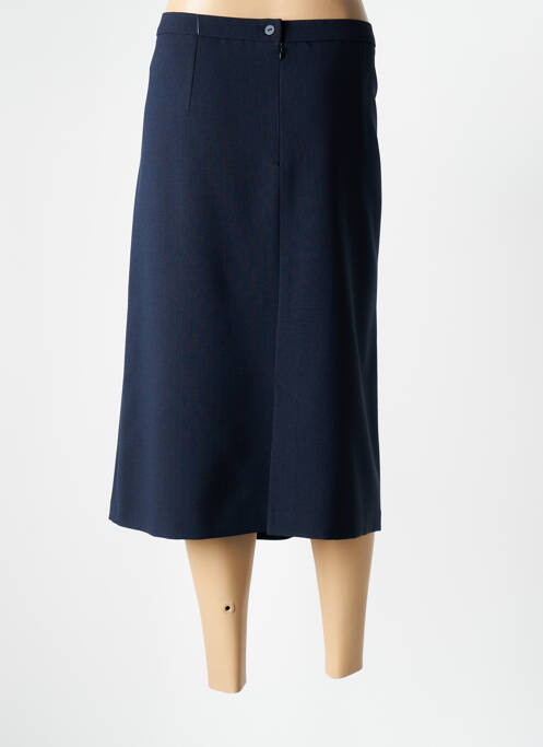 Jupe mi-longue bleu GEVANA pour femme