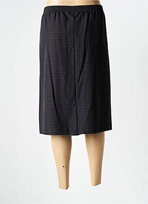 Jupe mi-longue coupe droite gris BRANDTEX femme