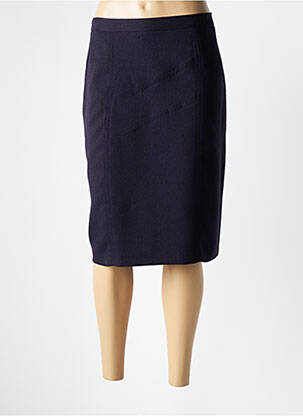 Jupe mi-longue taille haute violet BRANDTEX femme