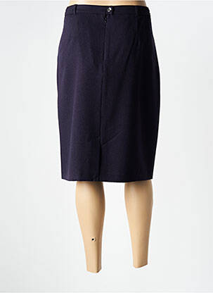 Jupe mi-longue taille haute violet BRANDTEX femme