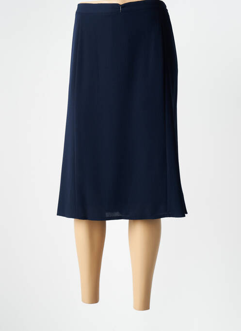 Jupe mi-longue bleu PLURIELLES pour femme