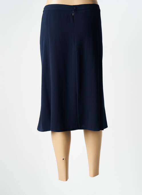 Jupe mi-longue bleu PLURIELLES pour femme