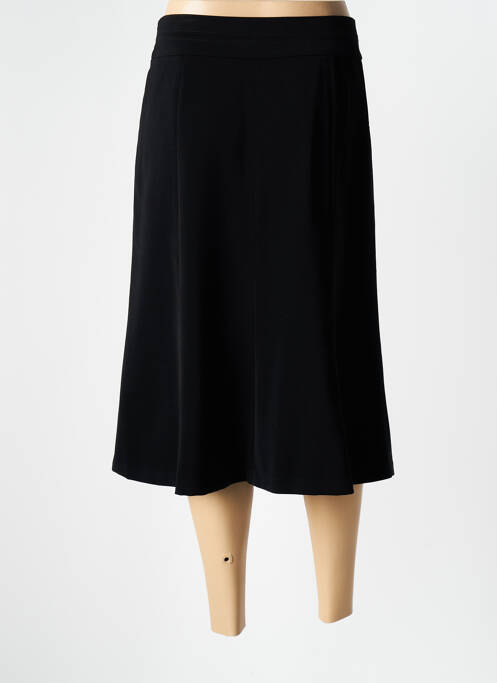 Jupe mi-longue noir BRANDTEX pour femme