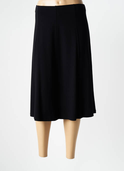 Jupe mi-longue noir BRANDTEX pour femme