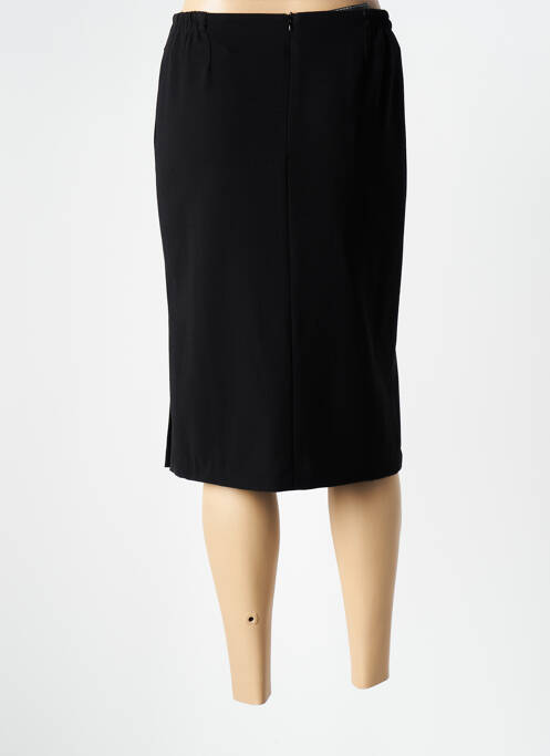 Jupe mi-longue noir GUY DUBOUIS pour femme