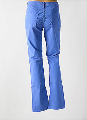 Pantalon droit tissage popeline taille normale bleu CLOSED femme