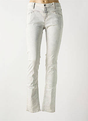 Jeans coupe slim taille basse taille basse gris CLOSED femme