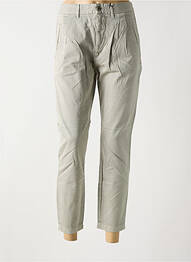 Pantalon chino tissage popeline taille normale gris CLOSED femme