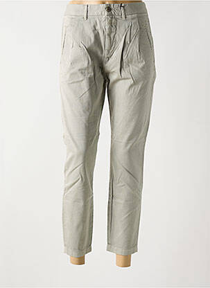Pantalon chino tissage popeline taille normale gris CLOSED femme