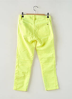Jeans coupe slim stretch taille haute jaune CLOSED femme