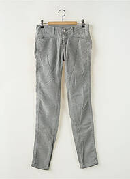 Pantalon slim taille basse taille basse gris CLOSED femme