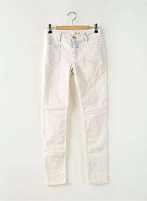 Jeans coupe slim stretch taille haute bleu CLOSED femme