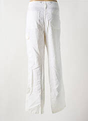Pantalon cargo blanc CLOSED pour femme seconde vue