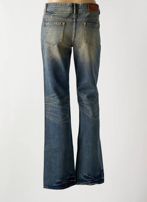 Jeans bootcut effet usé délavé taille basse bleu CLOSED femme