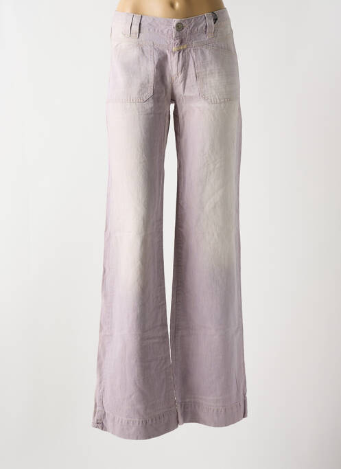 Jean coupe flare violet CLOSED pour femme
