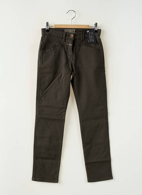 Jeans coupe slim marron CLOSED pour femme