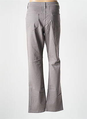 Pantalon droit stretch taille haute gris CLOSED femme