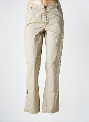 Pantalon chino tissage popeline vert CLOSED femme