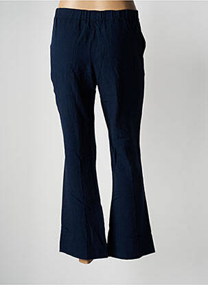 Pantalon flare taille élastique taille haute bleu TRUSSARDI JEANS femme