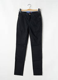 Jeans coupe slim stretch taille haute noir TRUSSARDI JEANS femme