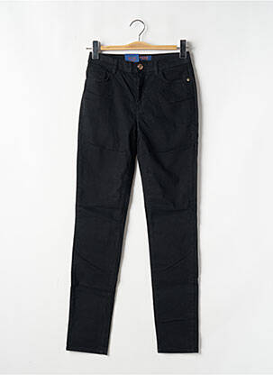 Jeans coupe slim stretch taille haute noir TRUSSARDI JEANS femme